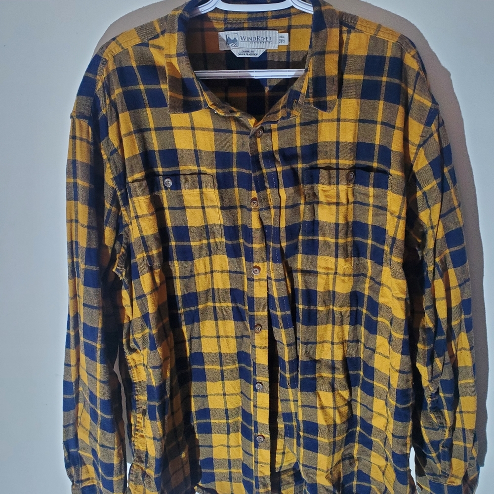 Windriver button up flannel shirt
